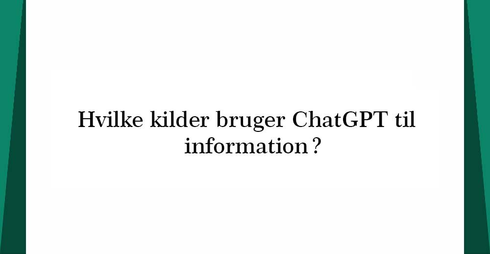 ChatGPT information